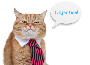 Cat Lawyer Jiles J. Bigglesworth Esquire attorney at PAW saying objection!